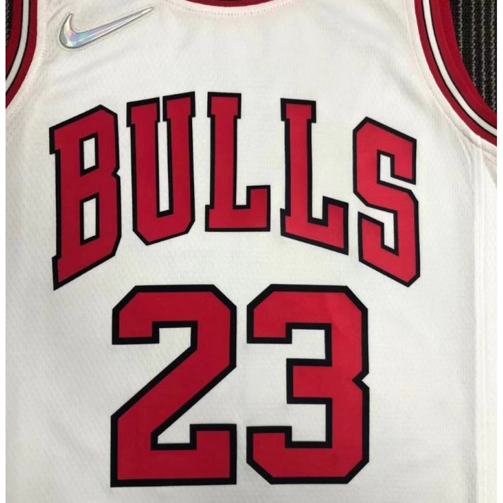 Men's Chicago Bulls Michael Jordan #23 White 2021/22 Swingman NBA Jersey - Icon Edition-Pro Kit Vault | Brand New 26/27 Sports Jerseys